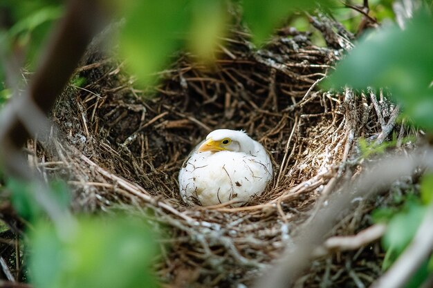 Photo analyzing nesting site adaptations ar generative ai