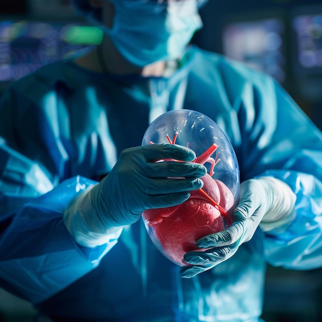 Photo analyzing the role of artificial organs in transplant medicine