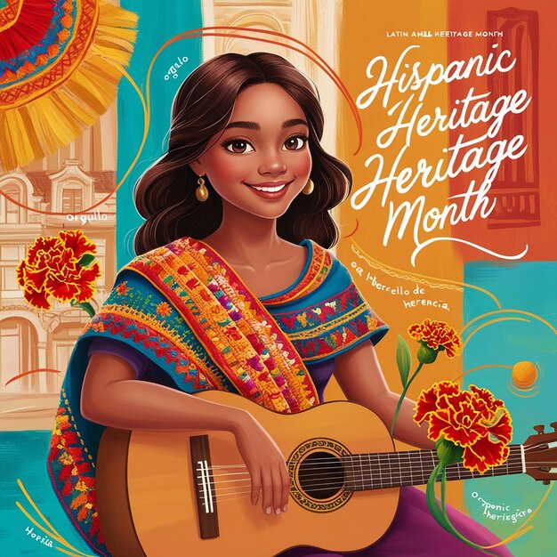 Photo analyzing the symbols of national hispanic heritage month