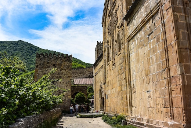 Ananuri Castle complex on the Aragvi River in Georgia Tbilisi