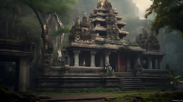 Ancient abandoned temple