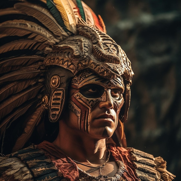 Ancient Aztec Warrior