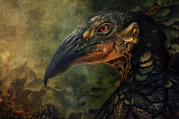 Ancient bird wild Generate Ai