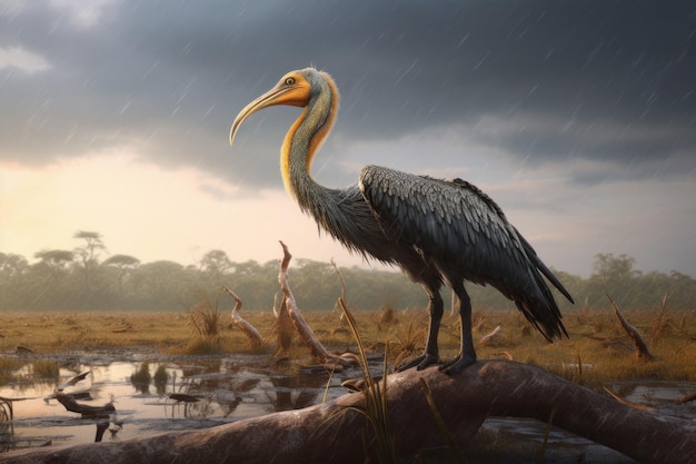 Ancient bird wild Generate Ai