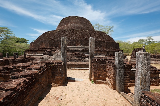 Ancient Buddhist dagoba (stupe) Pabula Vihara