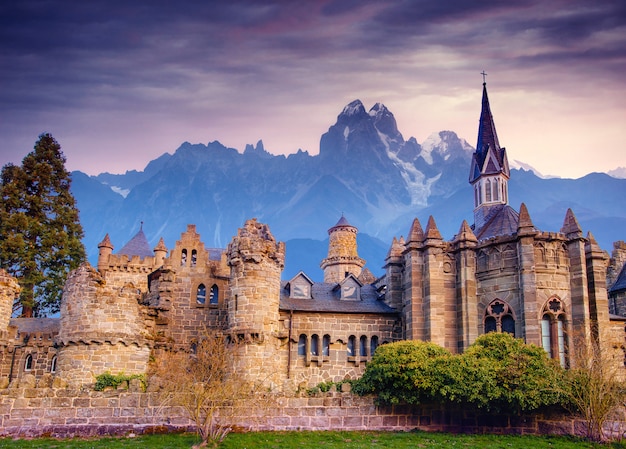 Ancient castle. Fantastic views the beauty of the world. Germany