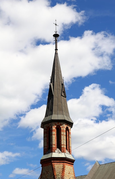 The ancient church in the center of Oslo Norway