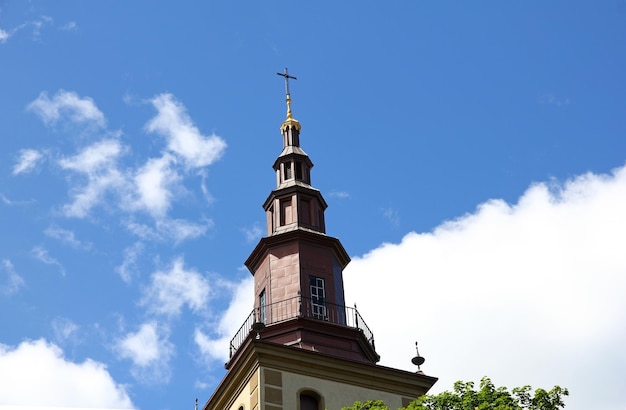 The ancient church in the center of Oslo Norway