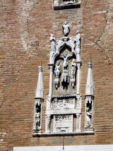 The ancient church Venice Italy