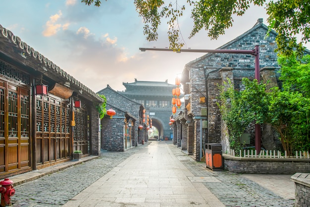 Ancient city, Dongguan old street, Yangzhou, China