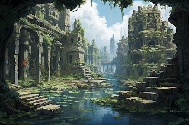 ancient city ruins