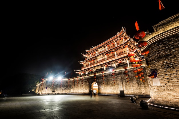 Ancient City Tower of Chaozhou City, Guangdong Province, China Guangji Tower