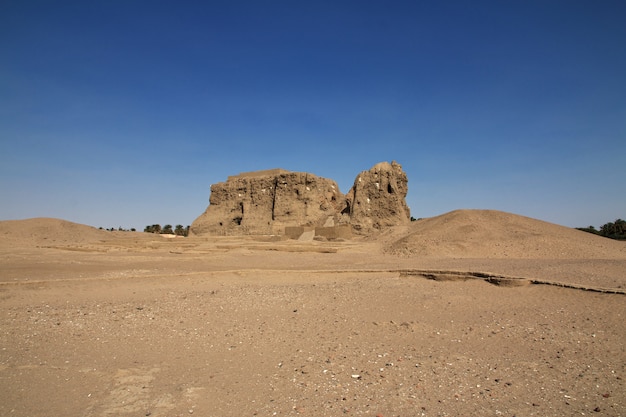 Ancient Egyptian temple Sesebi in Sudan