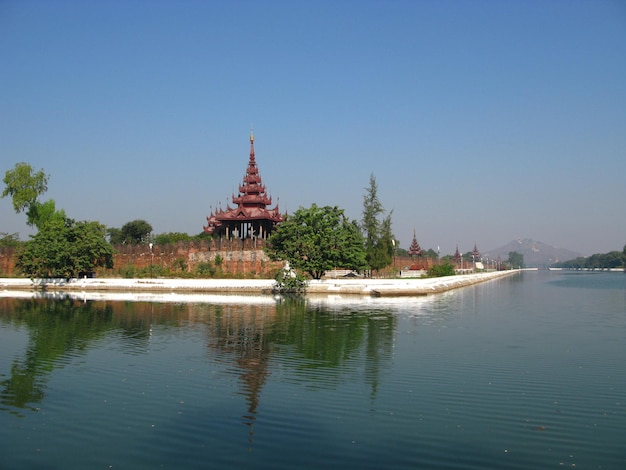 The ancient fort in Mandalay Myanmar