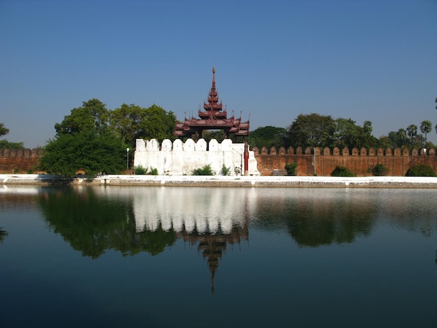 The ancient fort in Mandalay Myanmar