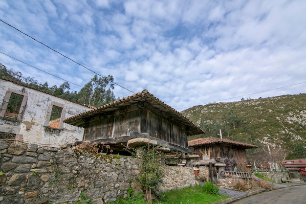 Ancient granary at Asturias