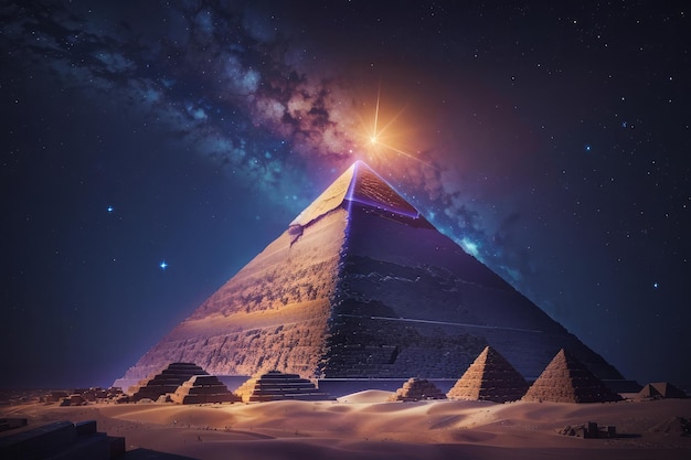 Ancient Great Pyramid of Giza photo