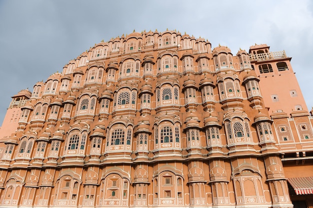 The ancient Havahal palace is in Jaipur, India.