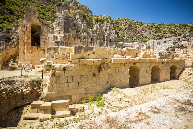 Ancient lycian Myra ruins at Turkey Demre