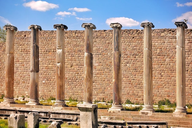 Ancient Medical Center Asklepion in Antique City Bergama Turkey