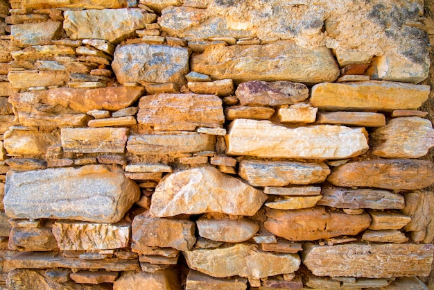 Ancient medieval stone wall texture background