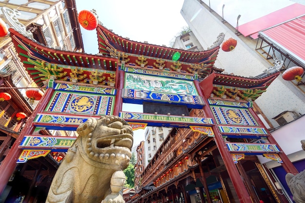 Ancient memorial archway in Western China