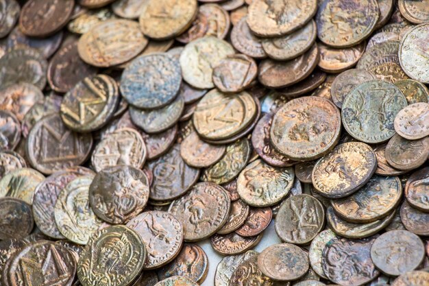 Ancient metal coins collectiion