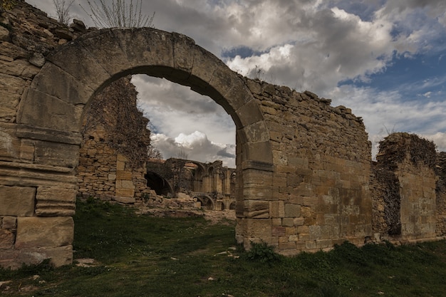 Ancient monastery of Santa Maria de Rioseco. Burgos. Spain.