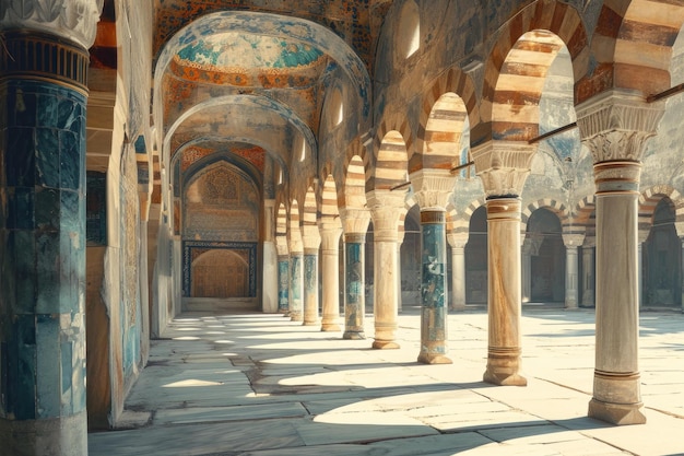 Ancient mosque Generate Ai