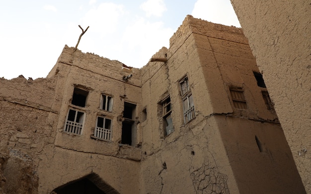 Photo ancient mud houses in oman