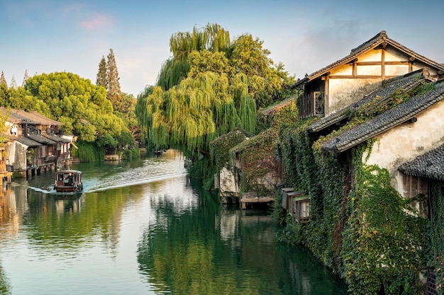 Ancient residential landscape in Wuzhen China Asia