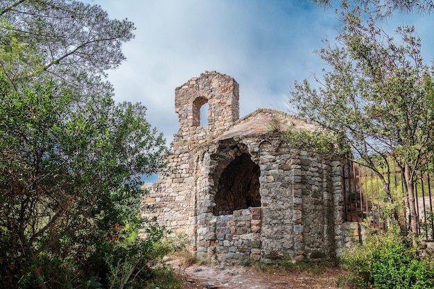 Ancient ruined church in Noli