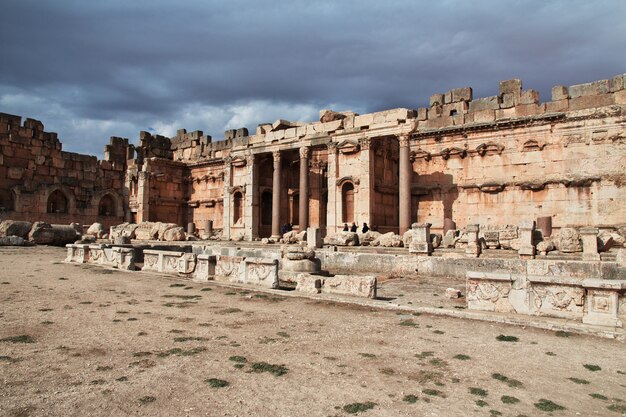 Ancient ruins of Baalbek, Lebanon