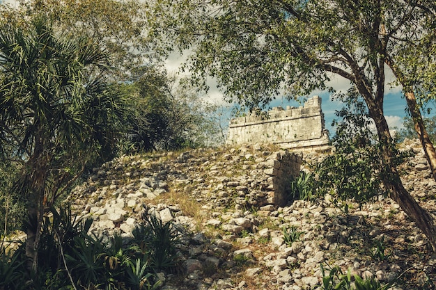 Ancient ruins at Chichen Itza