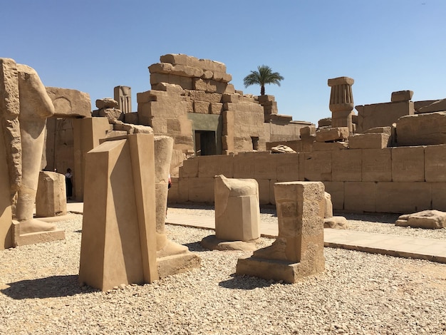 Ancient ruins of Karnak temple