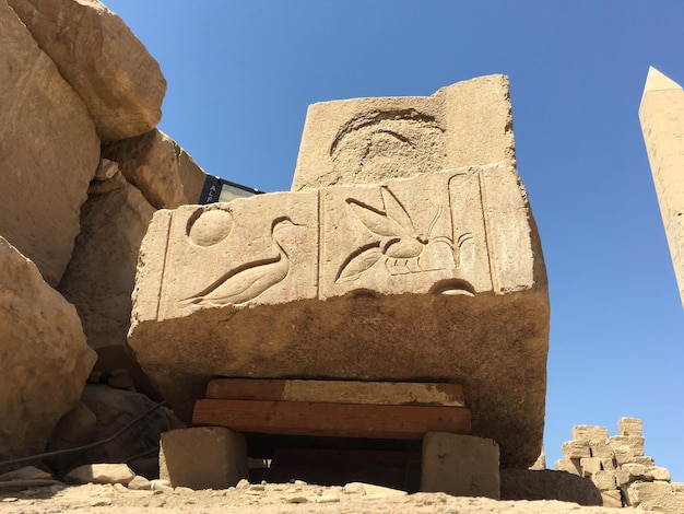 Ancient ruins of Karnak temple