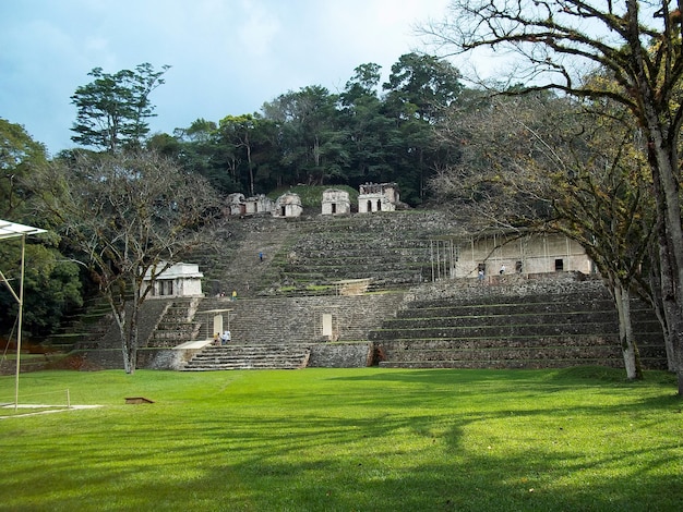 Ancient ruins of Maya, Bonampak, Mexico