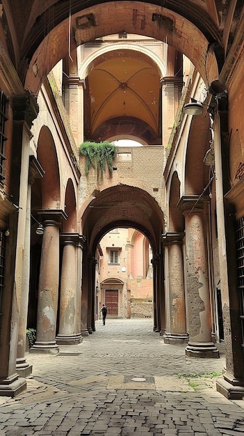 The ancient ruins of the University of Bologna