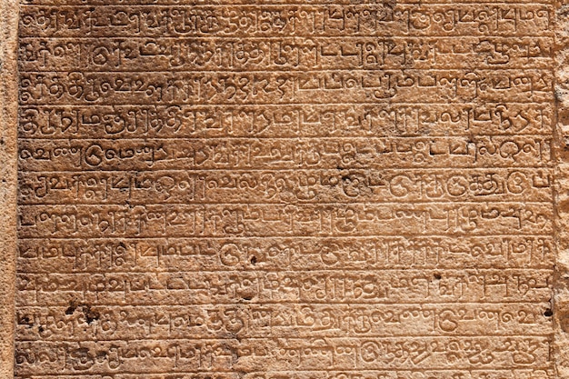 Ancient stone inscriptions texture