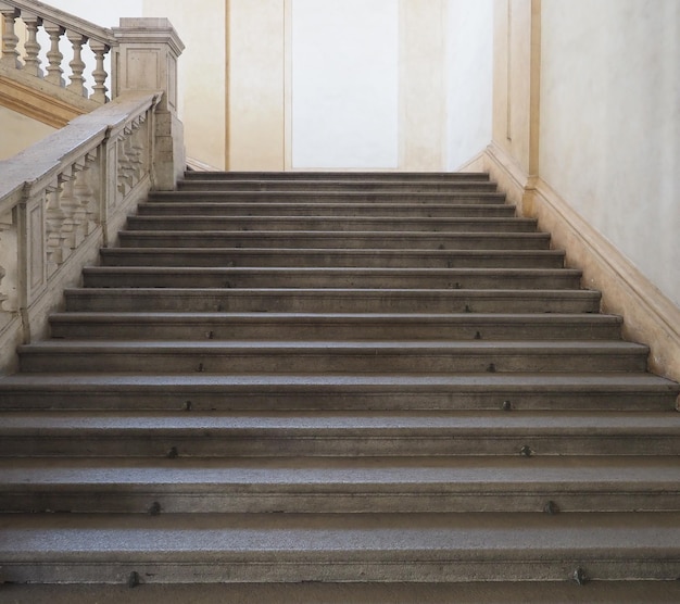 Ancient stone stairway steps