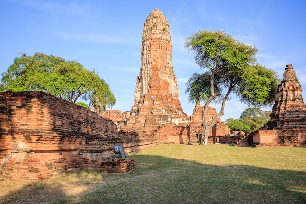 Ancient temple of Ayutthaya, Wat Phra Ram, Ayutthaya historical park, Thailand