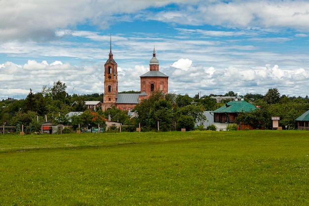 Ancient temples and monasteries of the city of Suzdal Russia