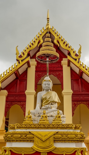 Ancient Thai Buddhas In Mukdahan Province Thailand