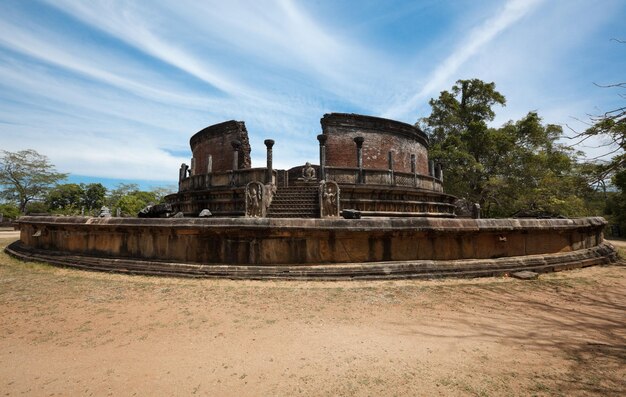 Ancient Vatadage Buddhist stupa