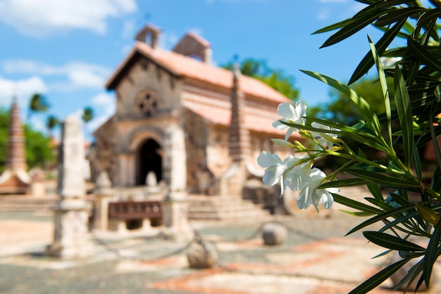 Ancient village Altos de Chavon - Colonial town reconstructed in Dominican Republic. Casa de Campo, La Romana.