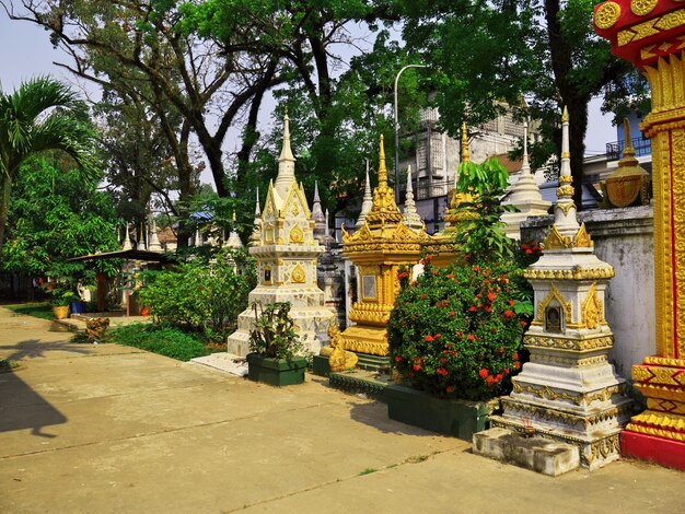 The ancient Wat in Vientiane Laos