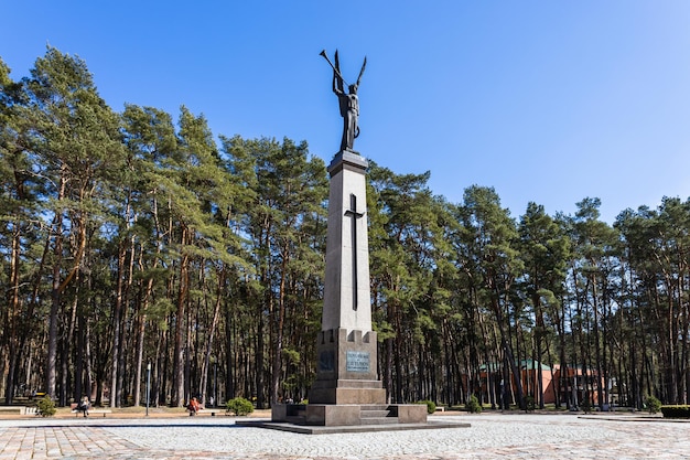 The Angel of Freedom monument Alytus Lithuania