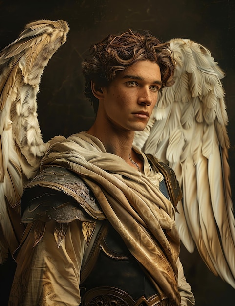 Angel Gabriel christian photo illustration