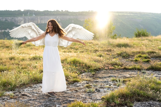 Angel in the nature