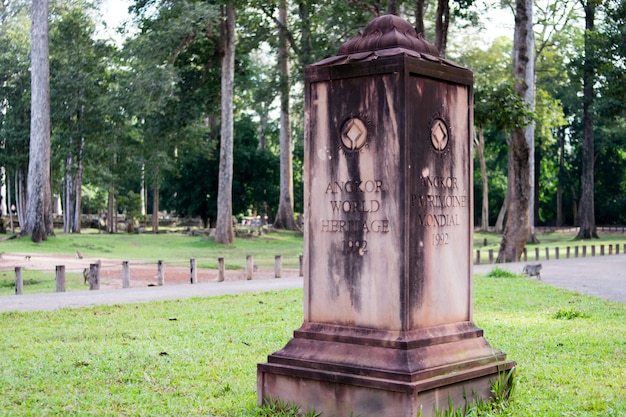 Angkor world heritage in cambodia